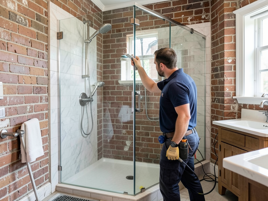 Converting your tub to a walk in shower in a small
