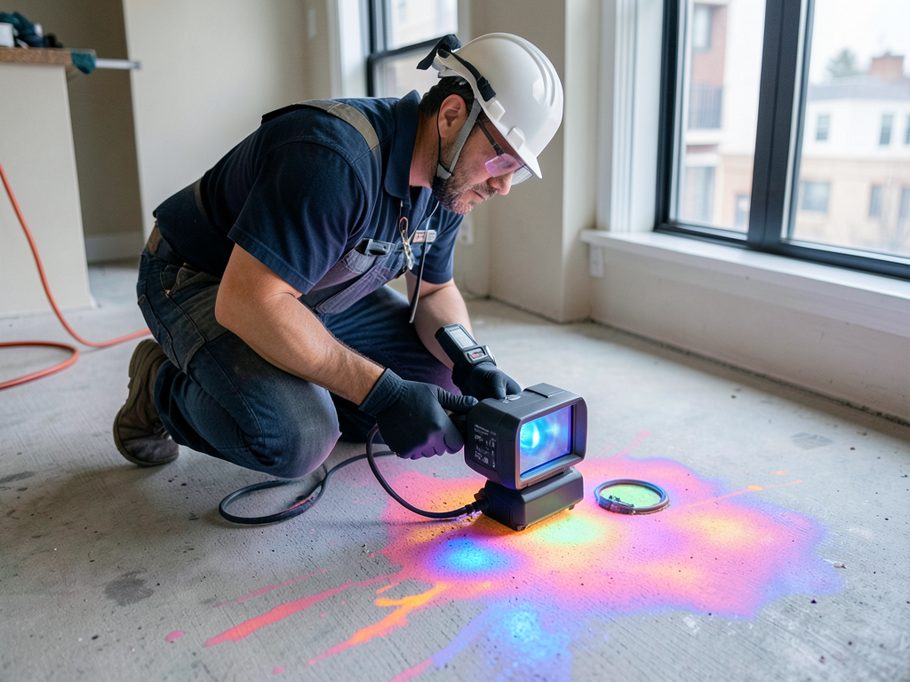 Identifying a slab leak in your ground floor condo