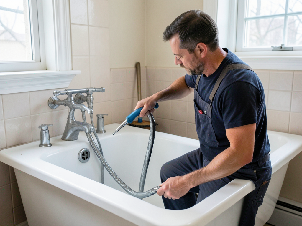 The best way to handle a slow draining bathtub in
